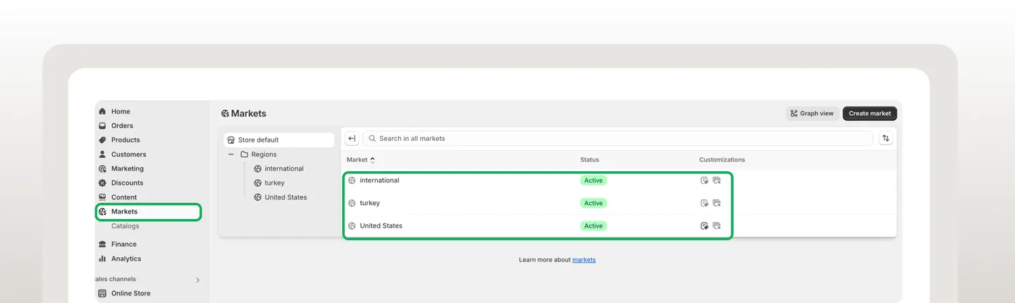Screenshot: 2. Turn off "Hide compare-at" for EEA customers